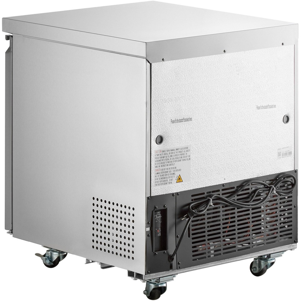 27" Stainless Steel ADA Height Undercounter Refrigerator