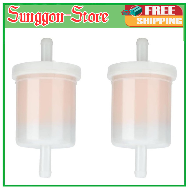 2-Pack 5/16 Inline Diesel Fuel Filter for Kubota - Replacement Part
