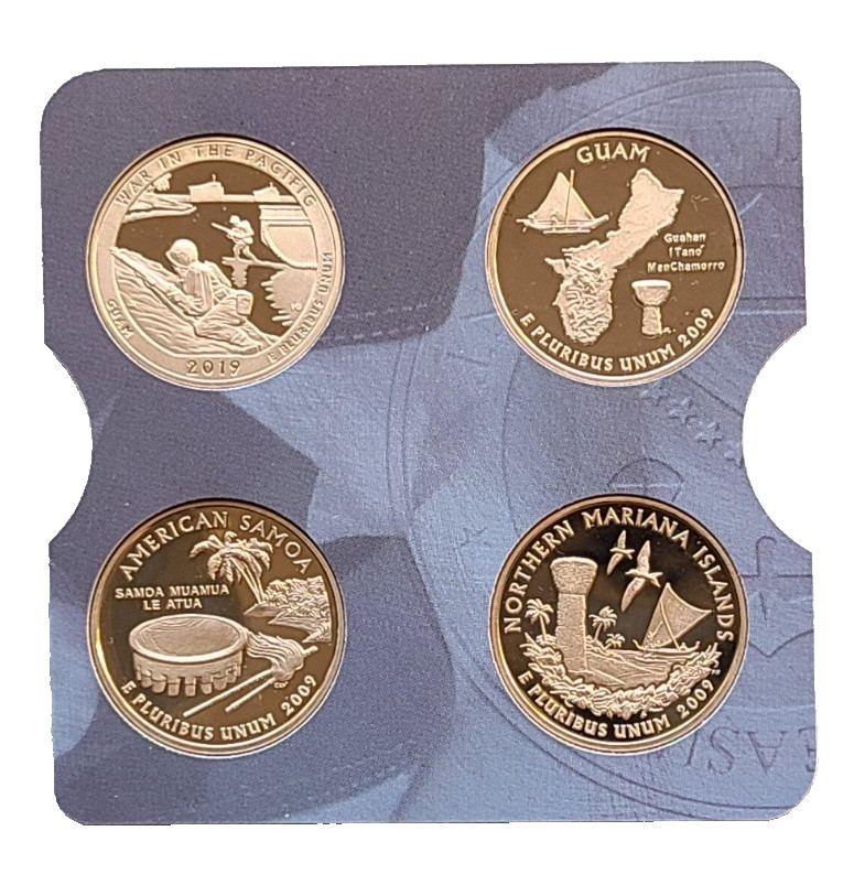 War in the Pacific - All  Proof Quarters