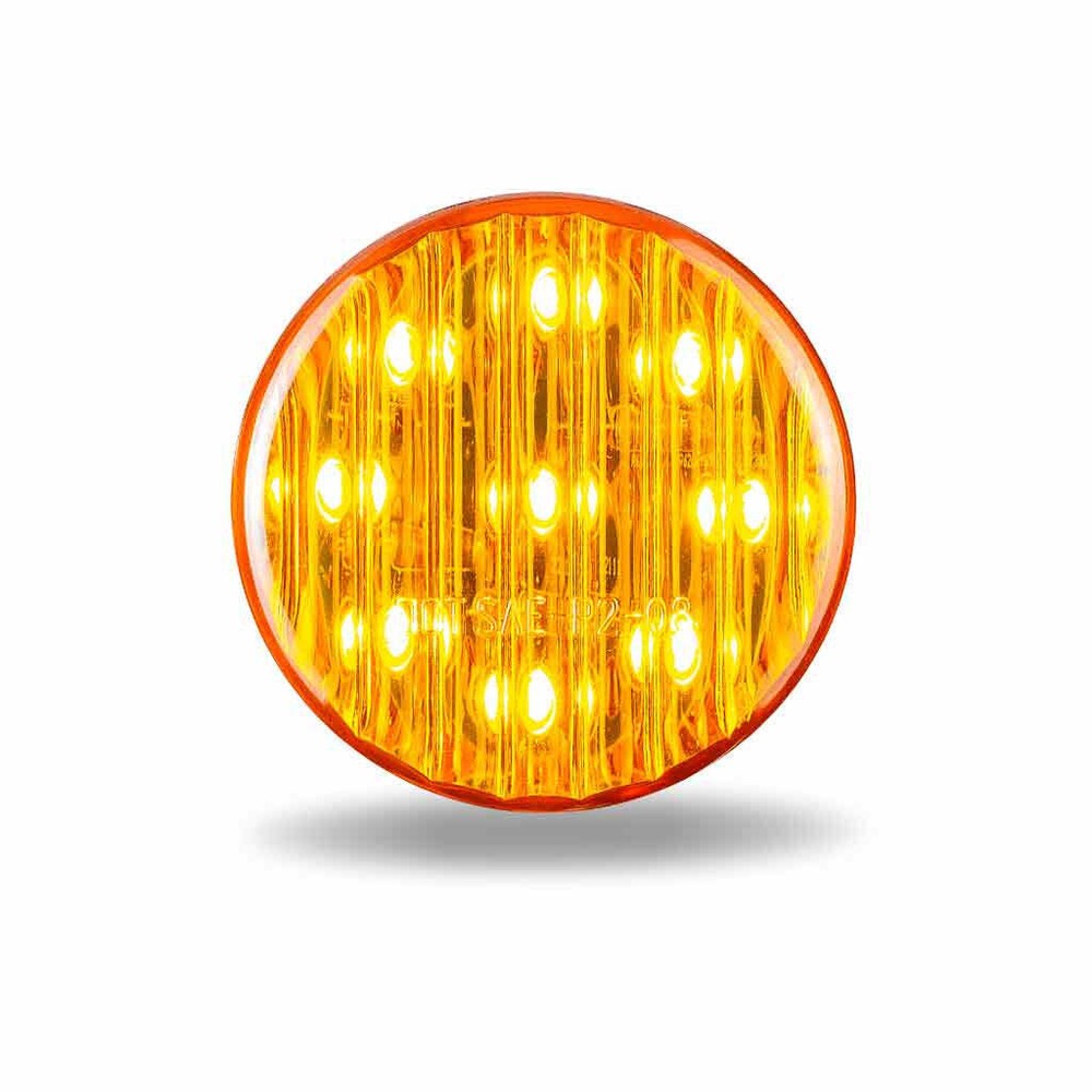 TLED-2A 2" Round Amber LED (9 Diodes)