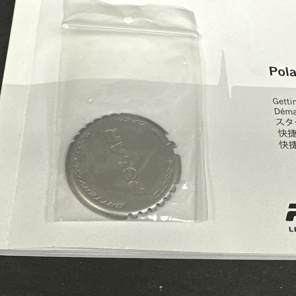 Polar RCX3 Run Needs Battery White With Instruction Manual
