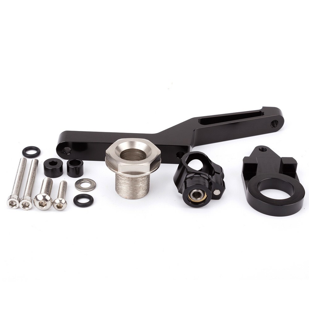 Motorcycle Steering Damper Stabilizer&Bracket Mount Kit Holder For ZX6R 09-2019
