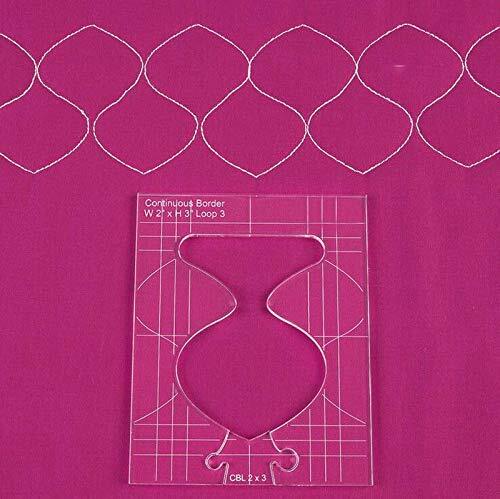 ruler border sampler template set for sewing machine 1 set =4pcs #RL-04W US ship