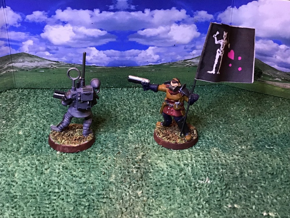 Warzone Bauhaus Conversion Figures (2) 25mm