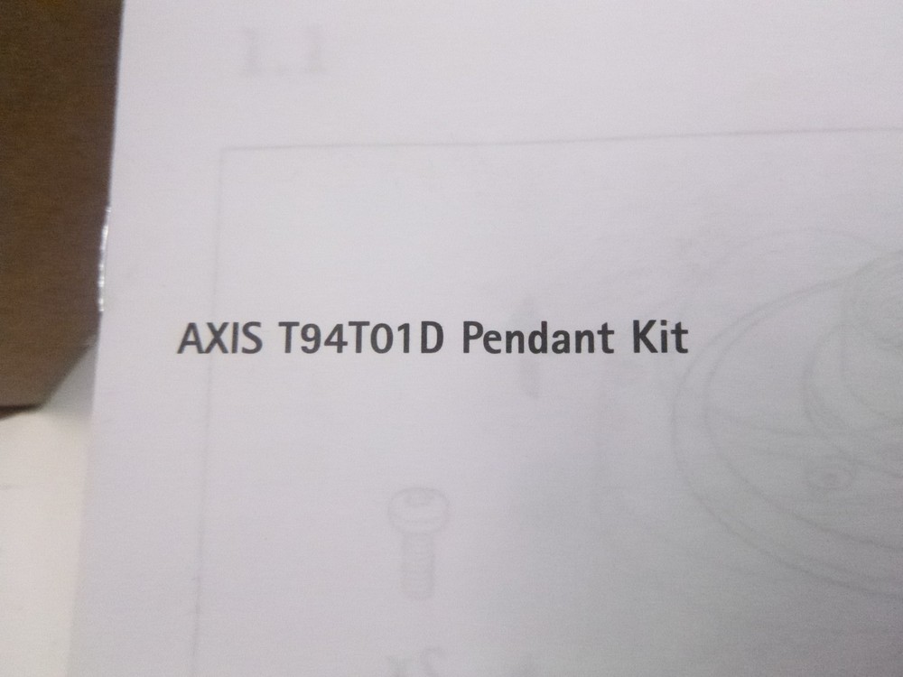 Axis Communications T94T01D Outdoor Pendant Kit