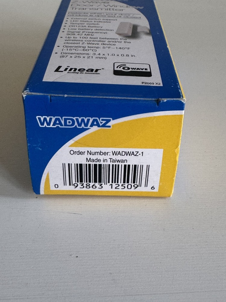 Linear WADAWZ Z-Wave Door and Window Transmitter