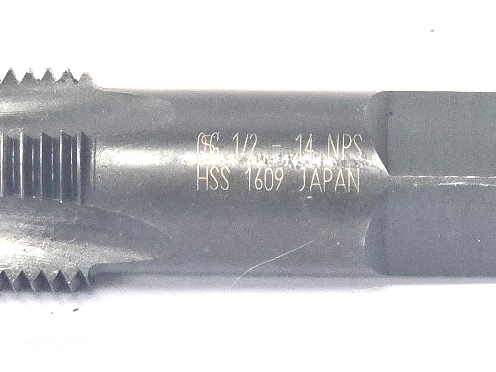 OSG STANDARD PIPE REGULAR CHAMFER TAP * 1/2-14 NPS HSS