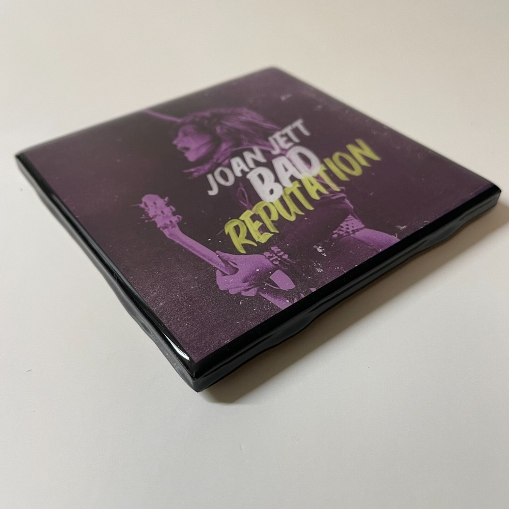 JOAN JETT Bad Reputation Coaster Custom Ceramic Tile