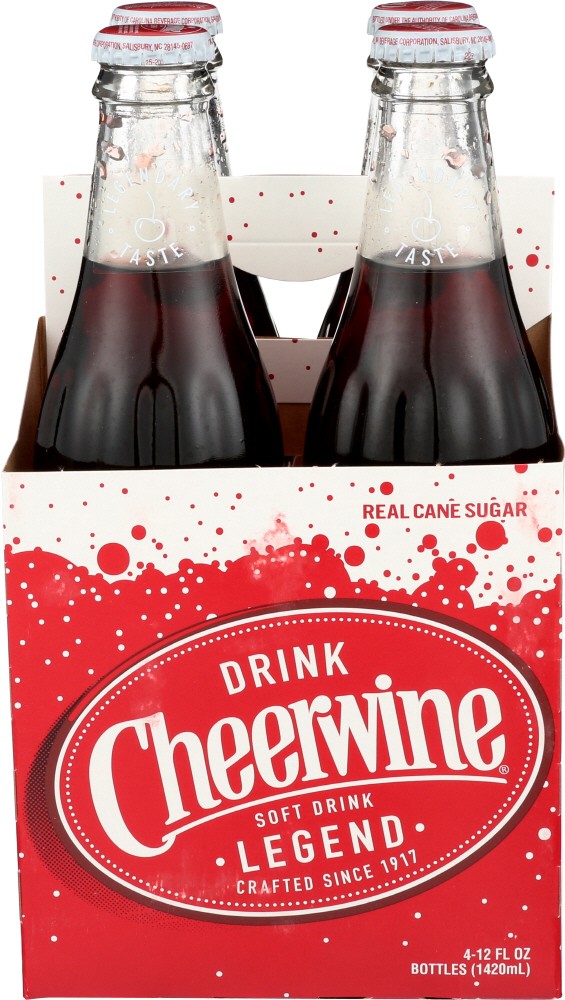 CHEERWINE SODA CHEERWINE GLS 4PK 48 FO