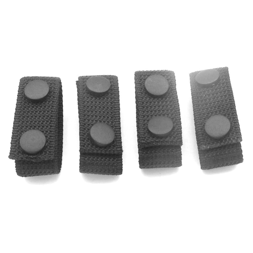 Buckle Keeper 4 Pack Nylon Belt Keeper Set for Secure Fastening