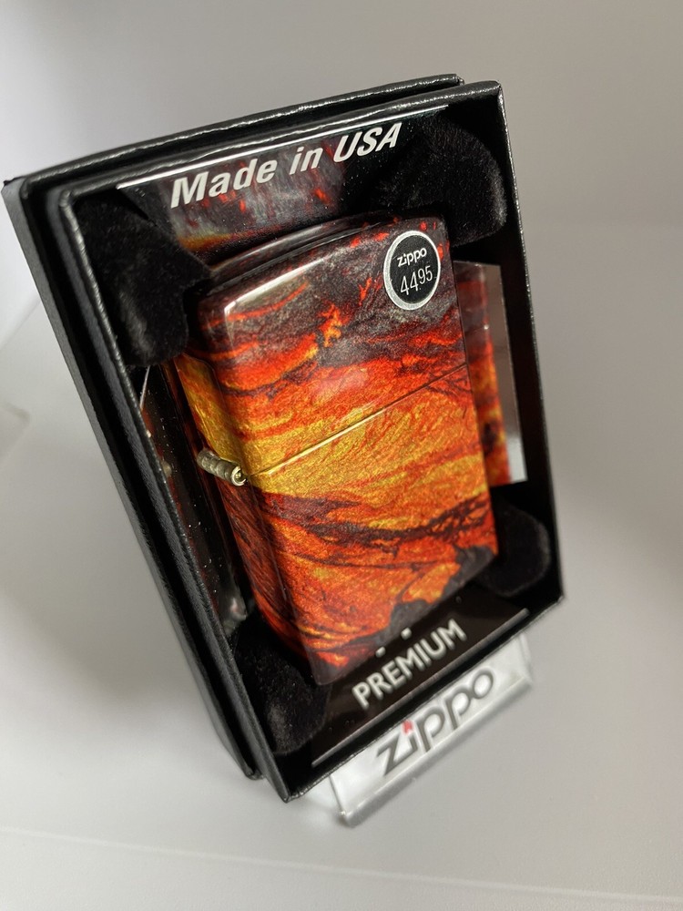 Zippo 540 Wrap Lava Flow On A 2022 Lighter
