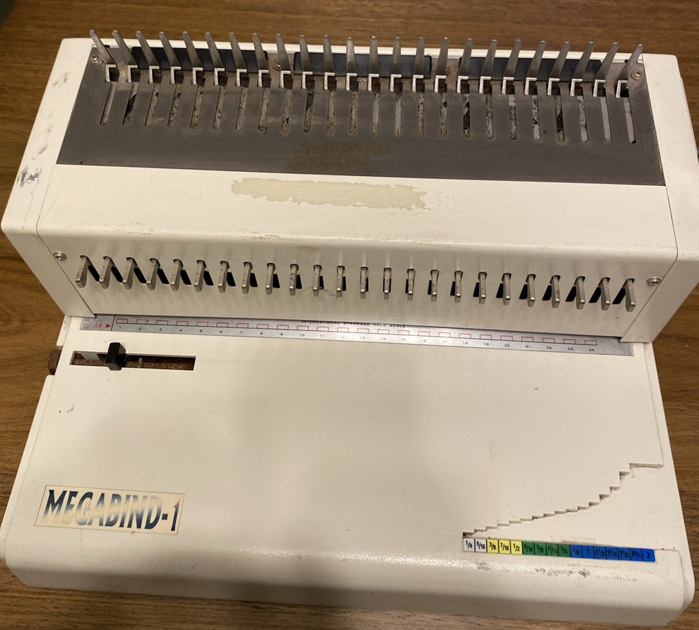 Akiles Megabind-1 Comb Binding Punch & Opener (READ DESCRIPTION)