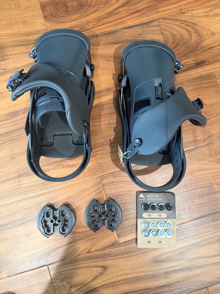 Burton Custom Snowboard Bindings Large Black