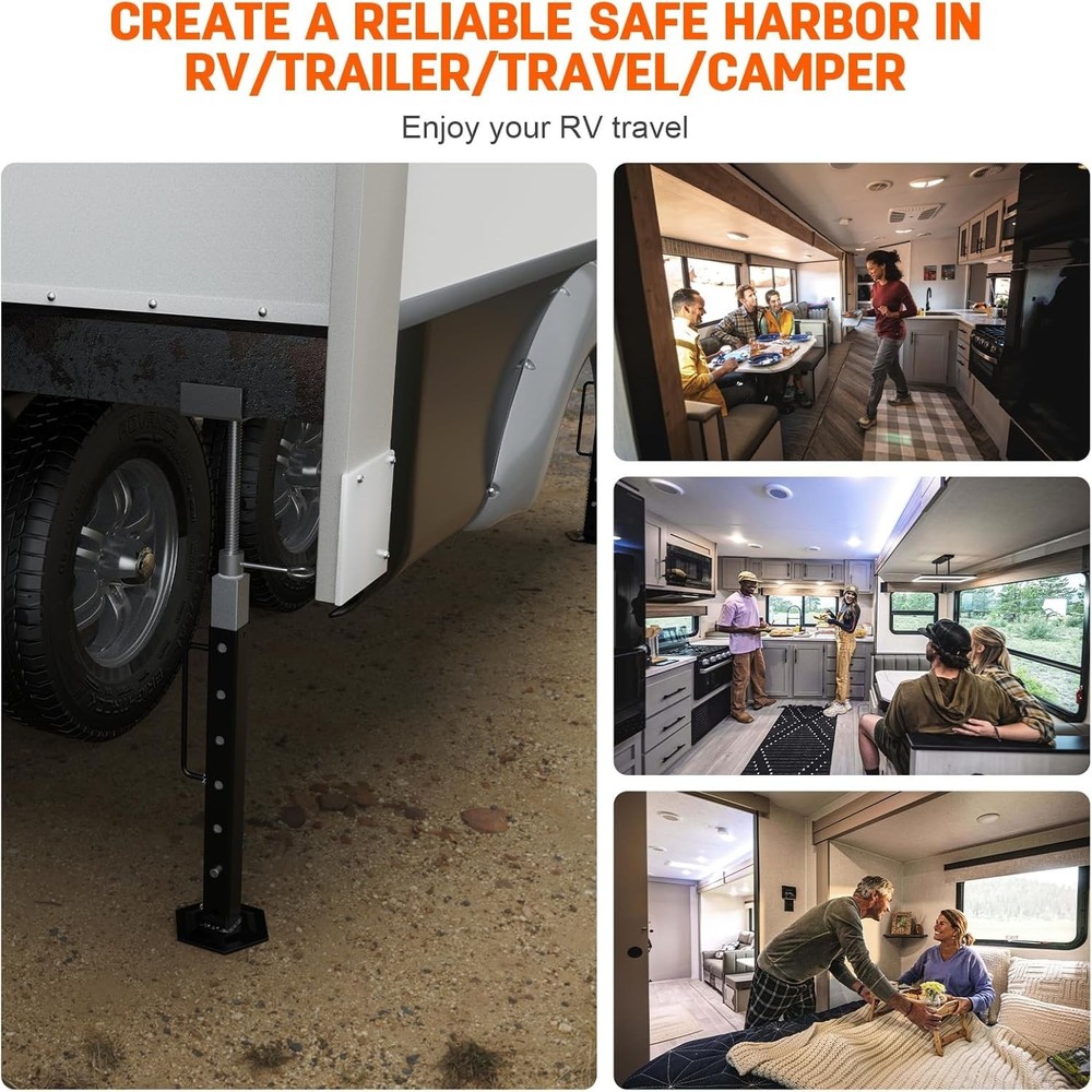 RV Slide Out Support Jack Stands for Stabilize Travel Trailer Camper Fifth Wheel