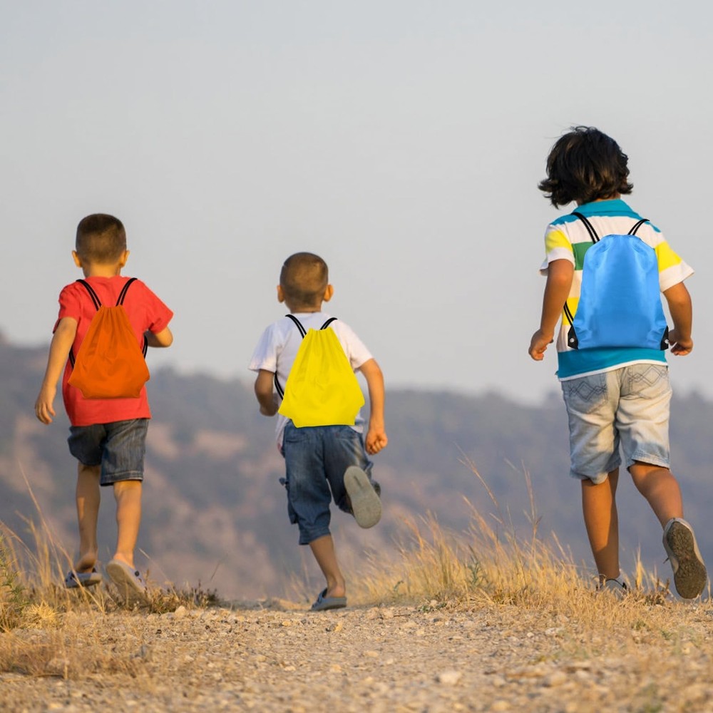 KUUQA 15 Pcs Drawstring Backpack Bags Bulk Drawstring Bag String Backpackpack...