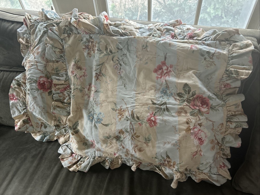 Two Lambert Ralph Lauren Standard Shams