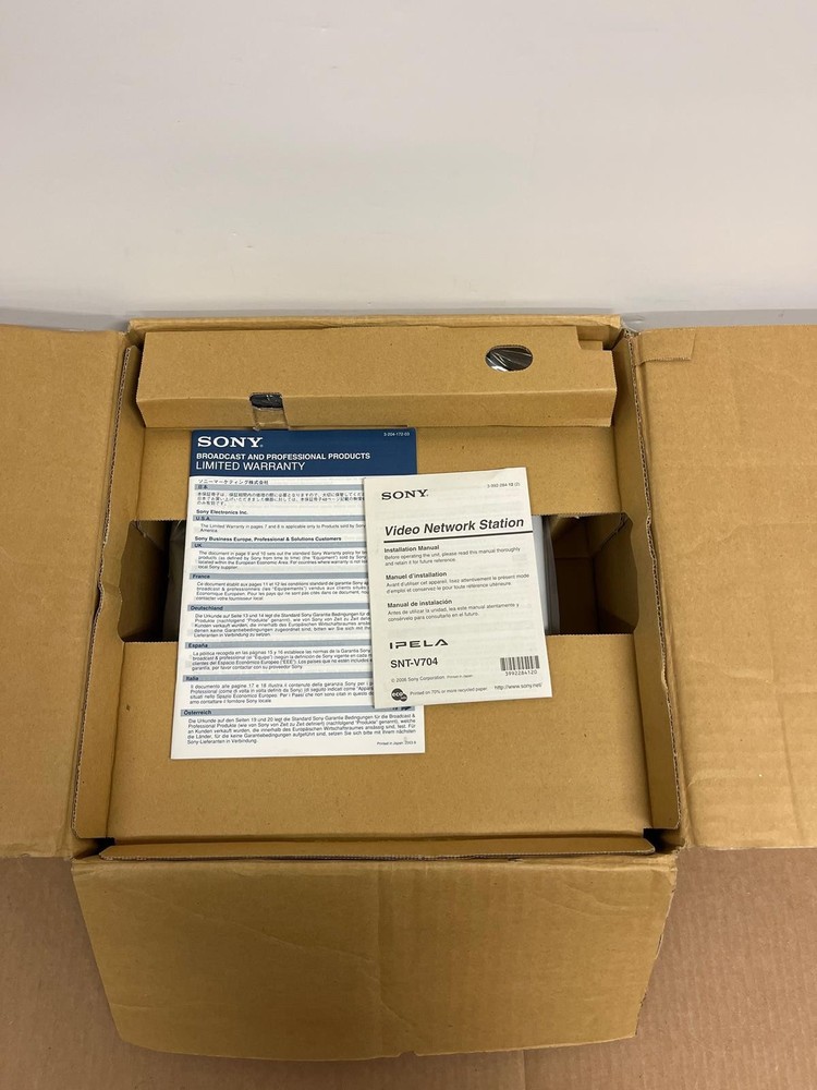 SONY SNT-V704 VIDEO NETWORK STATION- CCTV VIDEO ENCODER