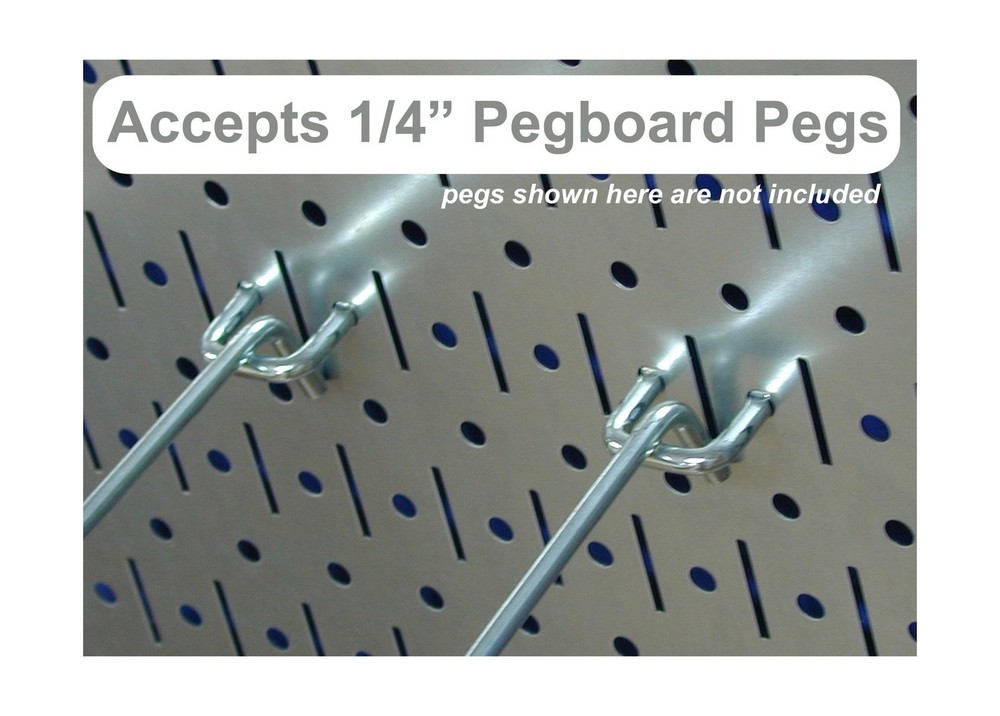 Wall Control Pegboard Organizer 4 ft. Metal Pegboard Standard Tool Storage Ki...
