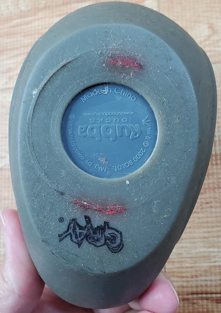 Rubba Ducks Gray 2000 Release Rubber Ducky