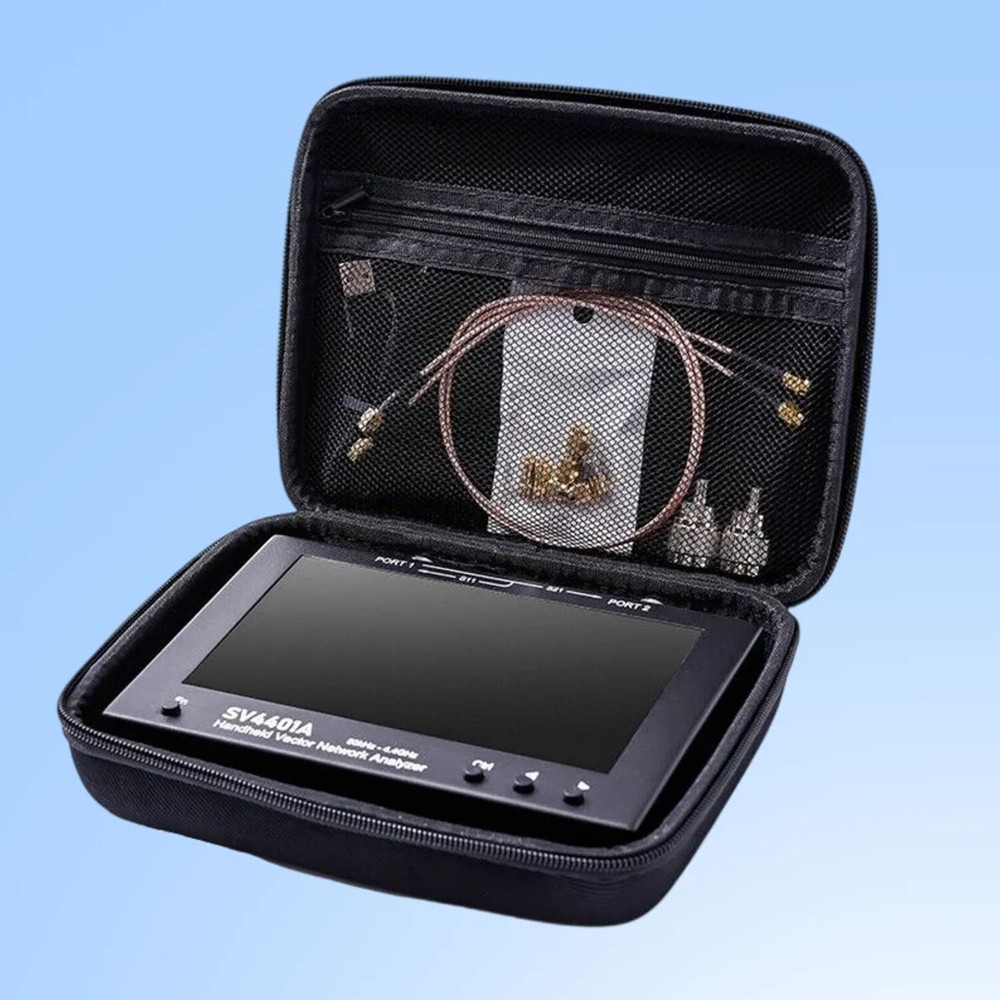 SV4401A 50KHz-4.4GHz VNA Vector Network Analyzer 7inch Touch Lcd 100dB Dynamic