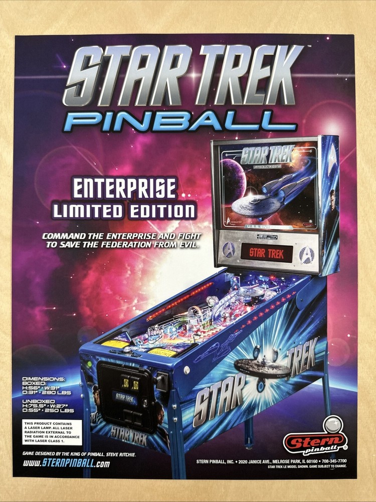 Stern Star Trek LE Pinball Flyer