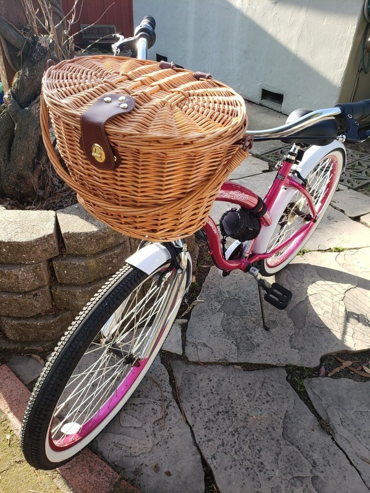 Wicker Bike Basket