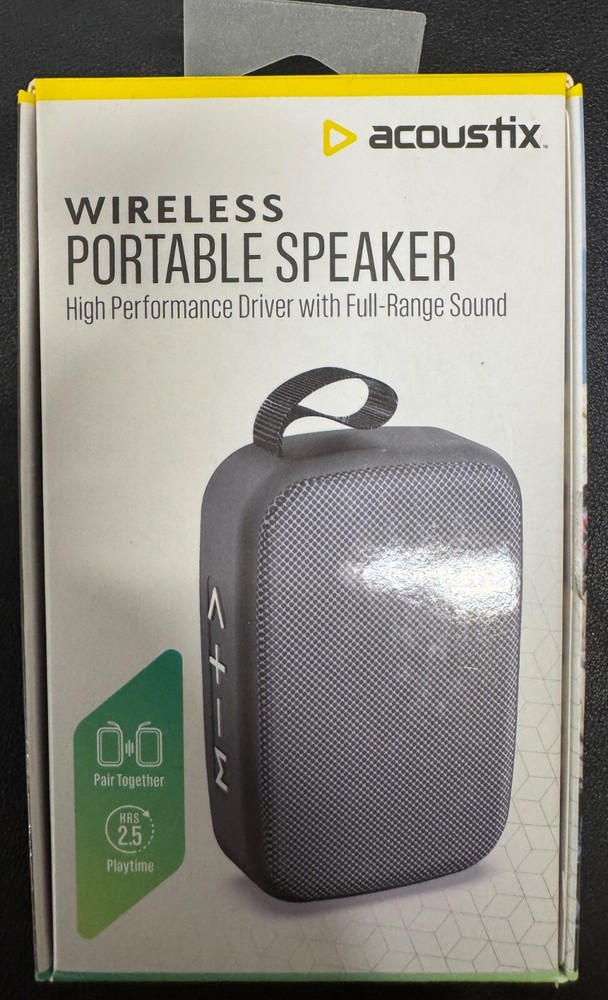 Acoustix Wireless Mini Speaker - Black (Z16)