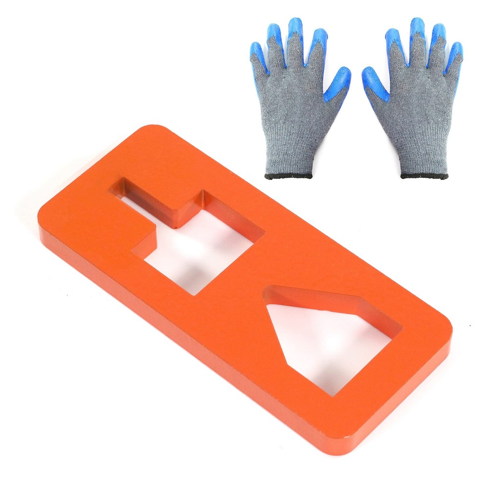 T Post Puller Plate - Remove Fence T-Posts from Ground - Heavy-Duty Carbon St...