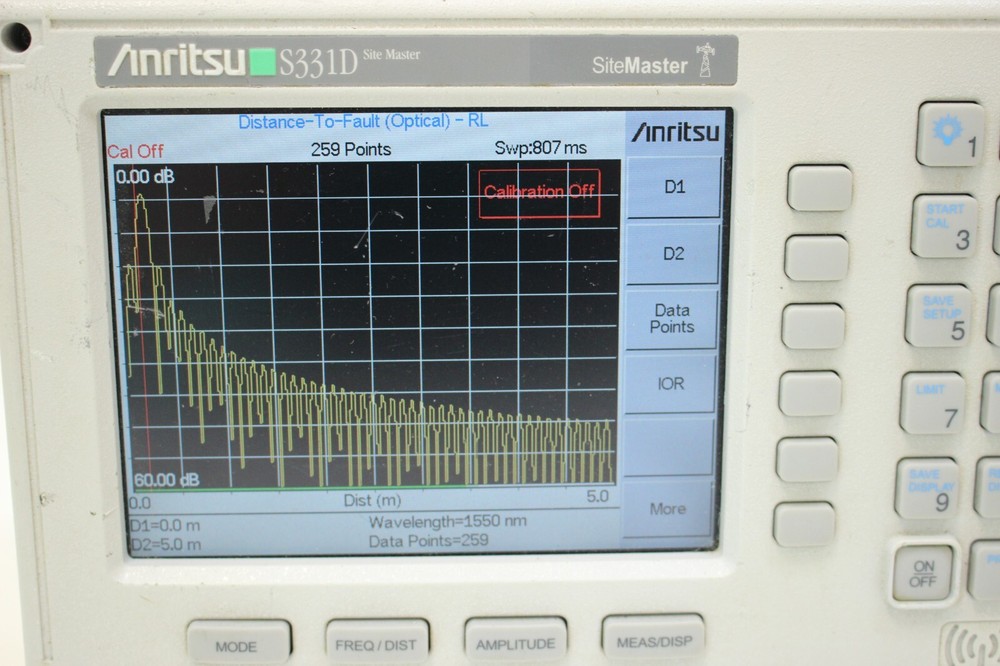 Anritsu S331D Option 3 Site Master Cable & Antenna Analyzer - No Accessories