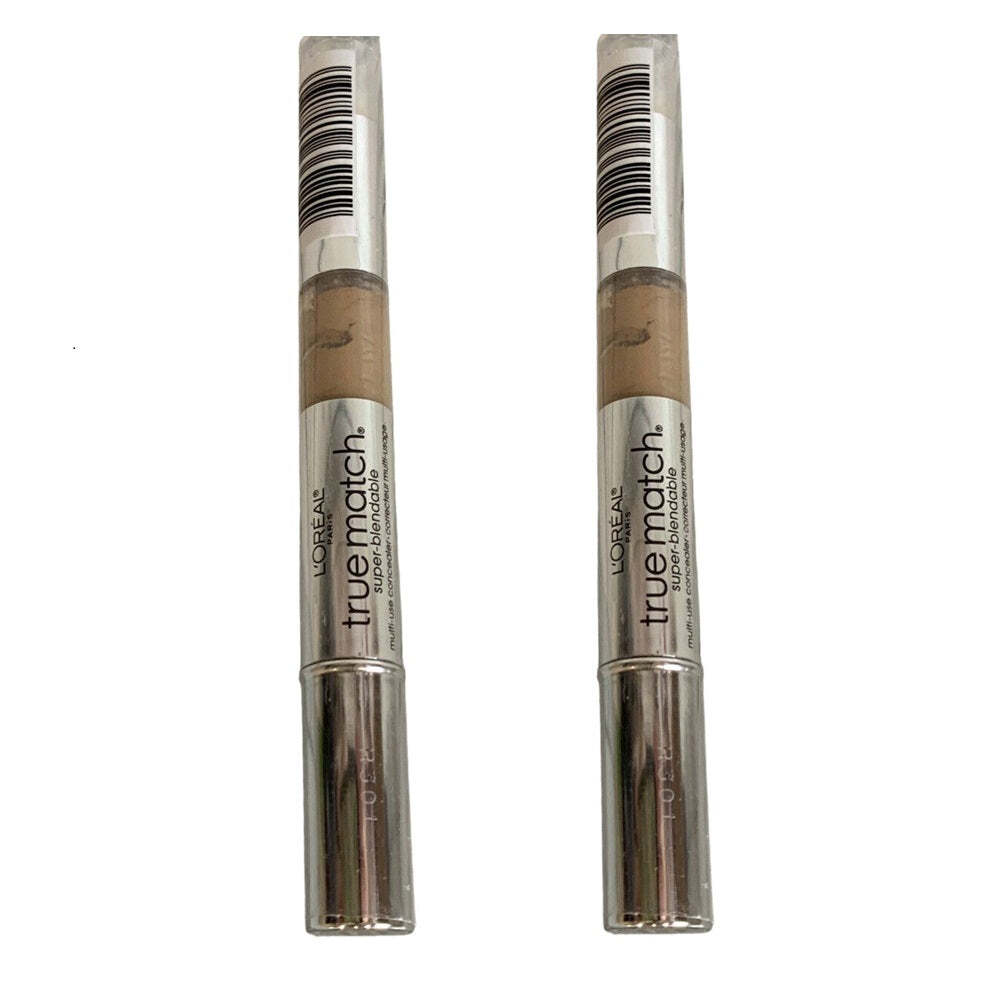 Pack of 2 L'oreal Super-Blendable Multi-Use Concealer Makeup, Medium n5-6