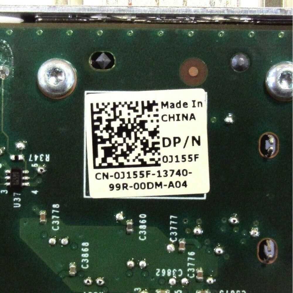 Dell PCI-E x8 PERC 6E External SAS RAID Controller J155F w/ Cache **READ**