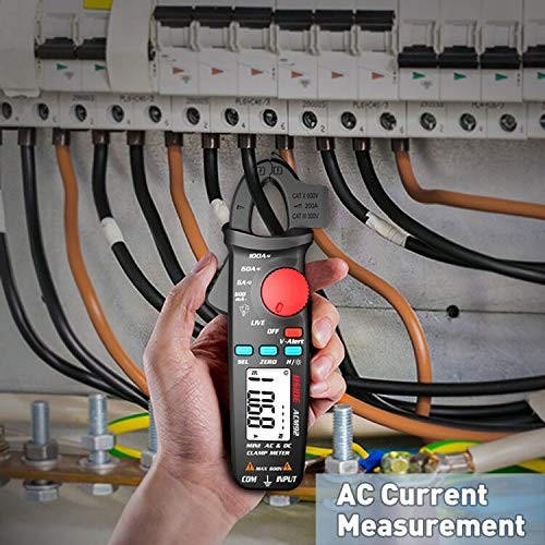 ACM92 Mini Clamp Meter AC DC Current 100 Amp Auto Range Digital Black