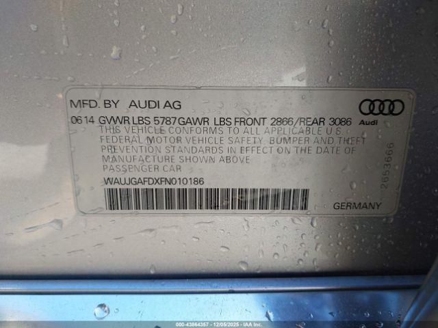 DISPLAY SCREEN OEM 11-18 A8 AUDI 1YR WRNTY