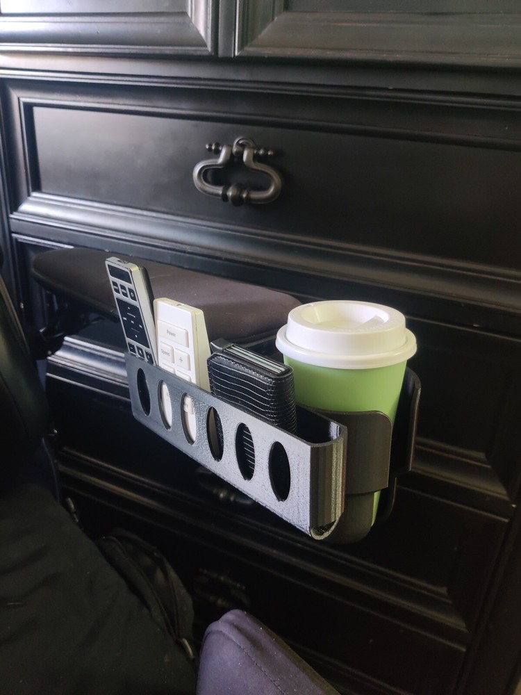Cup Holder + Phone Basket Set for Quantum Power Chairs