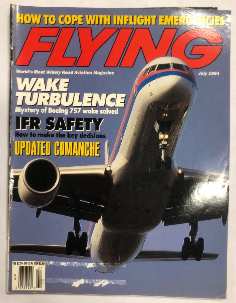 Nine 1994 Issues of Flying Magazine