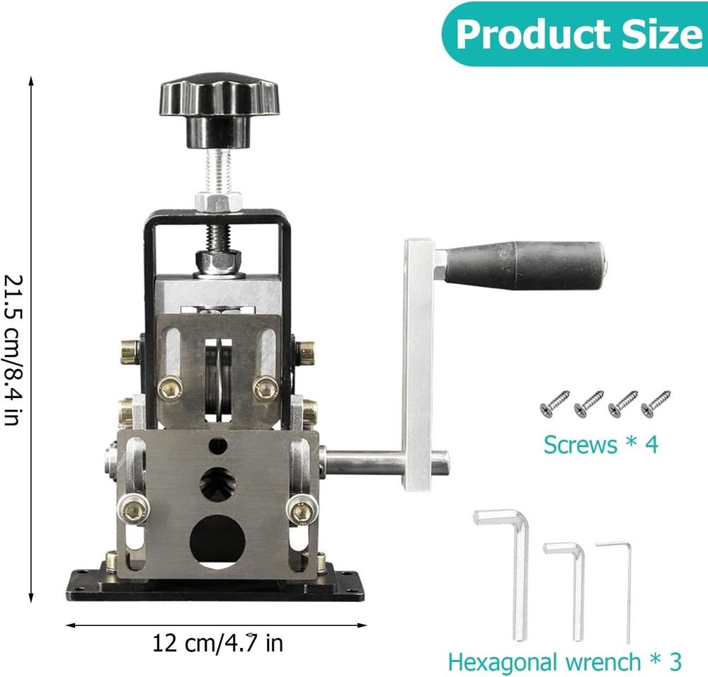 Manual Wire Cable Stripper Machine, Copper Wire Stripping Machine 0.06-1 Inches