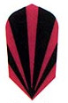 Black and Red Stripe Slim Nylon Dart Flight