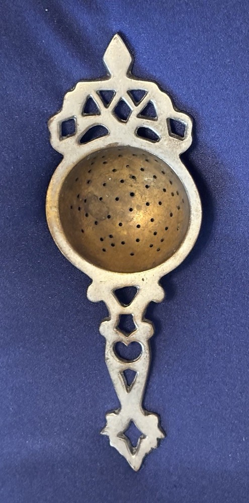 Vintage Tea Strainer MCM Over-The-Cup - Kitchen