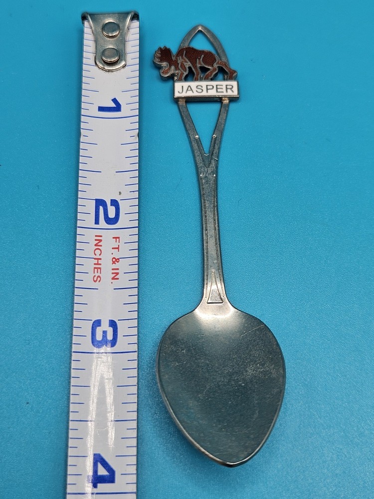 Vintage Jasper Moose Souvenir Spoon Gmb