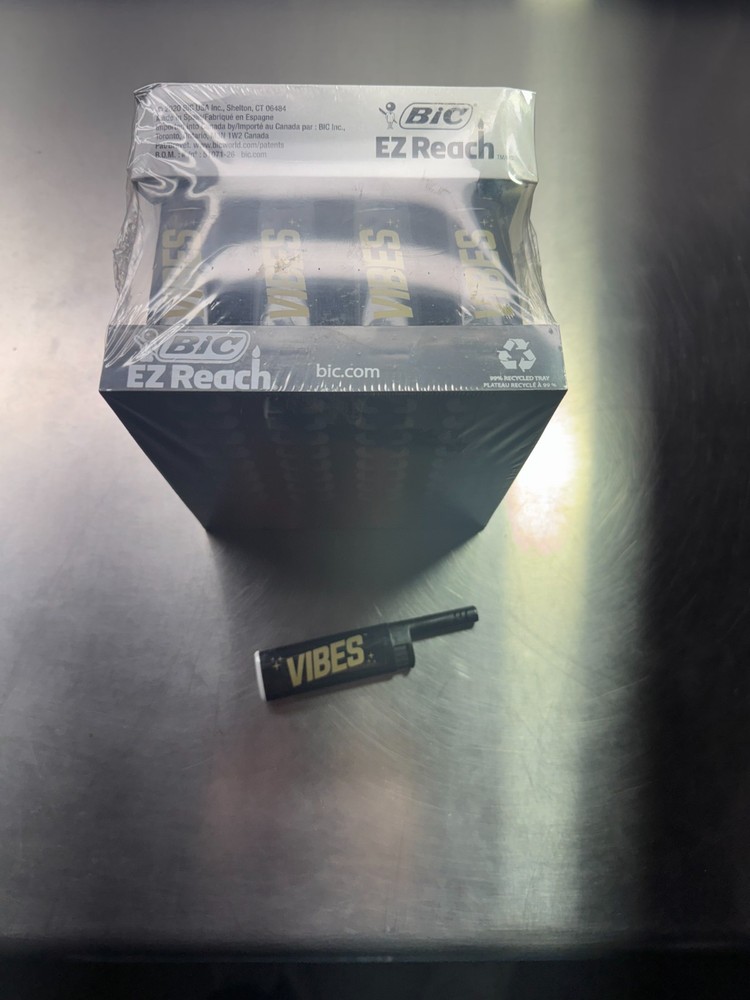 Bic EZ Reach Lighter 40 Pack Branded ( VIBES)