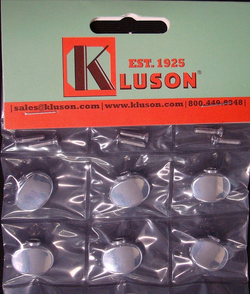 KRTMB05C Kluson® Replacement Oval Buttons For Revolution Tuners, Chrome