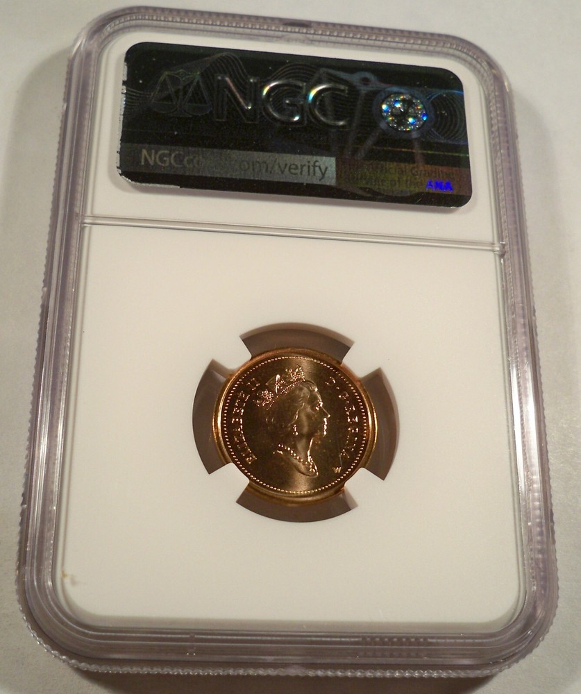 2000-W 1c CANADA NGC MS 68 RD CENT COPPER MS 68 RD RED