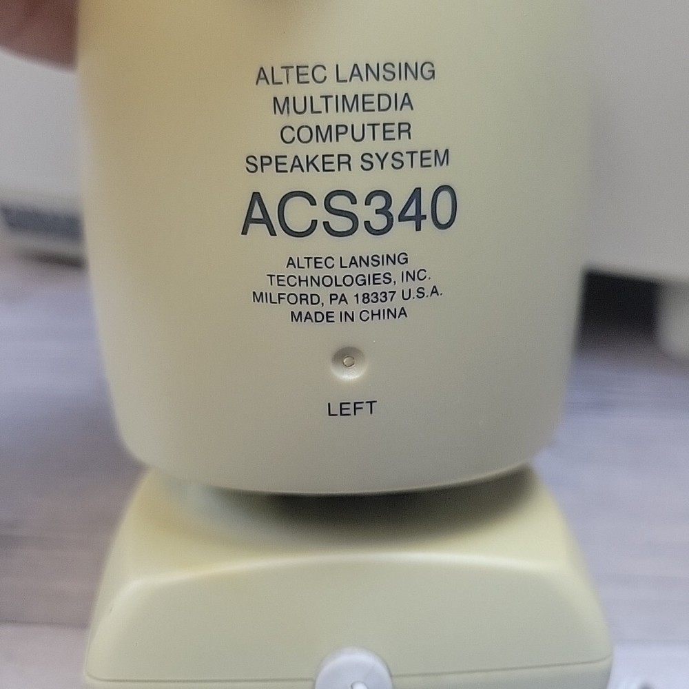 ALTEC LANSING/DELL ACS340 Multimedia Computer Speaker System With Powered Sub