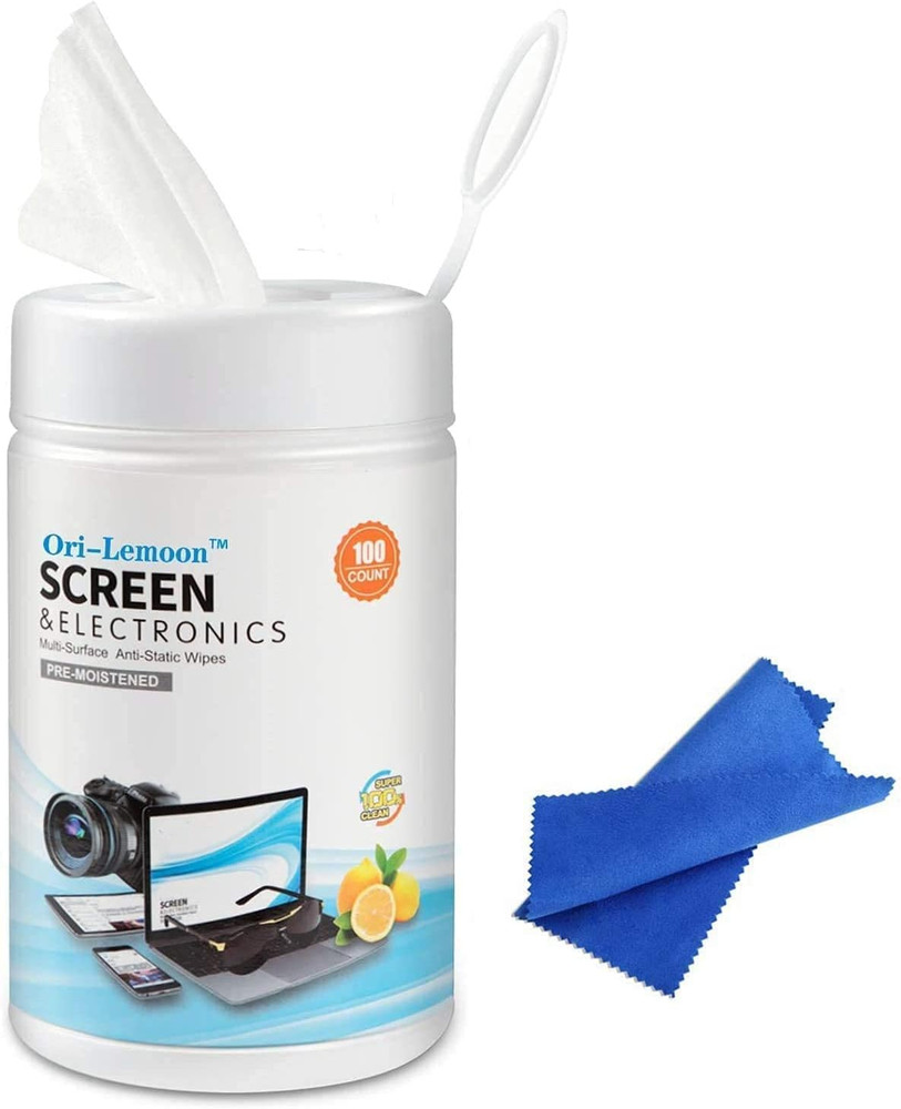 Monitor Wipes, Pre-Moistened Computer Screen Wipes for Electronics, Computer Mon