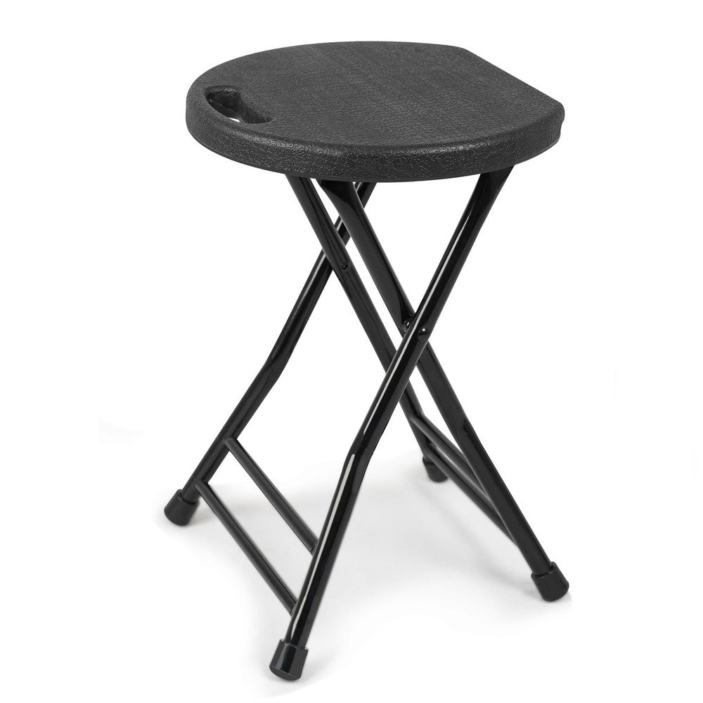 Folding Stool with Handle, Folding Chair,Folding Bar Stool with Non-Slip Feet...