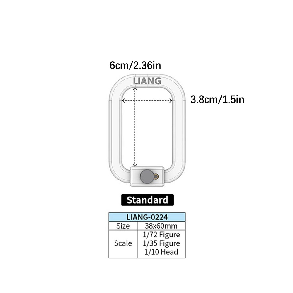 360° Rotate Dual Positioning Holes Universal Model Work Holder Paint Handle Tool