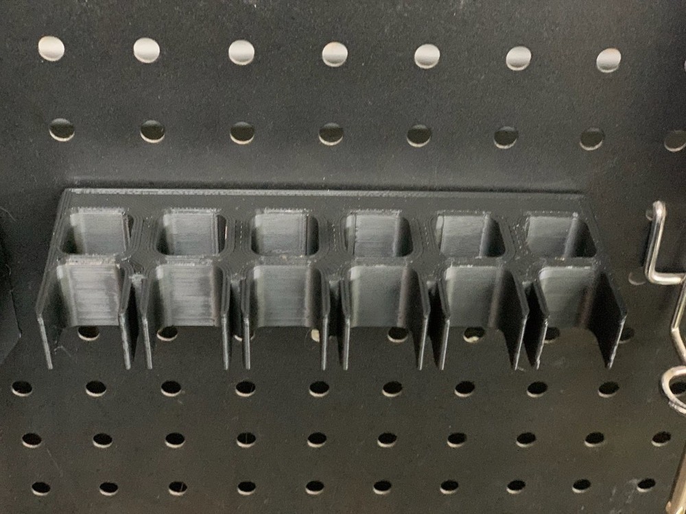 Pegboard Pliers Holder - 6 Tool Wall Mount Organizer for Garage Workshop Storage