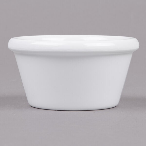 GET Enterprises S-60 - Smooth Melamine Ramekin - 2 oz. Capacity, White, 12/CS