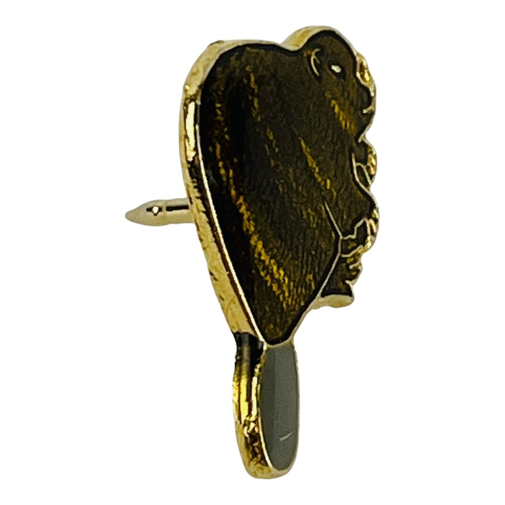 Vintage Beaver Lapel Hat Pin Gift