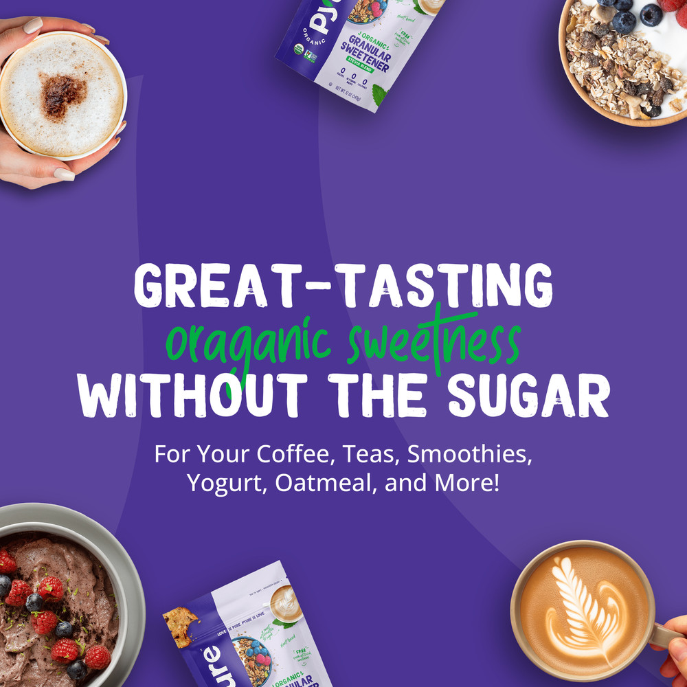 Pyure Organic Stevia Blend | Granulated Sugar Substitute